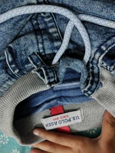 Cute Baby woollen jeans