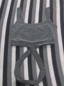 Checkered Crop Top