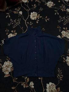 Price Drop!!! Blue Party Wear Cute Blouson Top