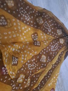 Chunari Print Kota Dori Summer Wear Saree