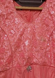 Lovely pink Ethnic Gown