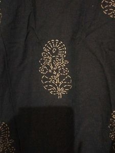 Black And Red Kurta