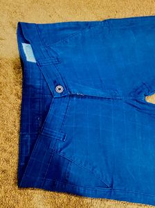 Nevy Blue Pro Fit Cotton Jeans