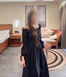 Elegant Black Midi Dress