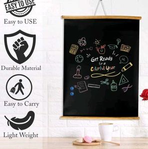 Black Board Rolling Chalk Boar