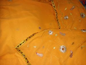 Elegant Floral Saree