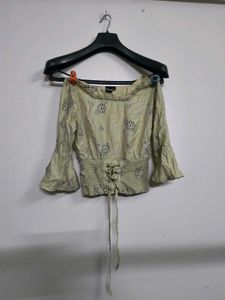 Lime Green Women Top