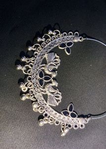 Oxidized Silver Ear Cuff