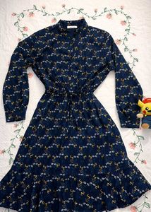 Floral Print Midi Dress