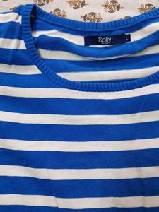 Blue White Tshirt