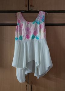 PRICE DROP-White Sheer Top