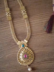 Necklaces Gold Covering With Earings