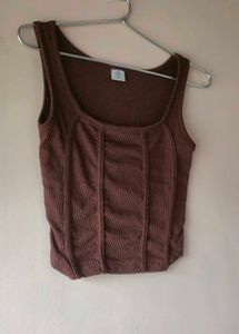 Brown Tank Top