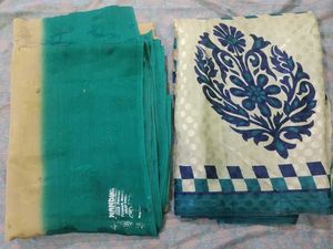 POLY SILK BLEND SAREE