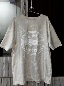 Oversized Lacoste Graphic T-Shirt