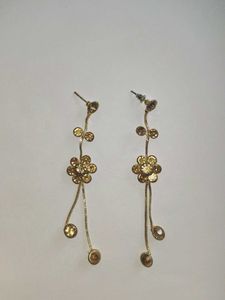 Golden Dangle Earrings