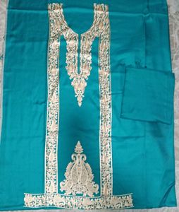 Teal Embroidered Salwar Kameez Set