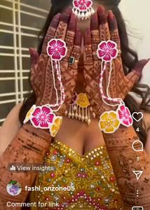 Haldi Mehndi Designs Set