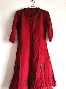 Dark Red Kurti