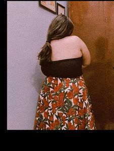 Floral Print Skirt