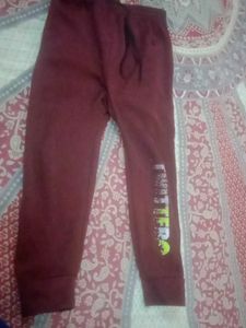 Boys Burgundy Sweatpants