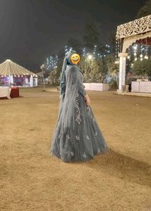 Elegant Blue Ethnic Gown