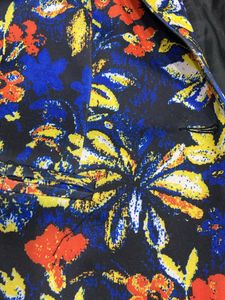 Multicoloured Unique Floral Blazer