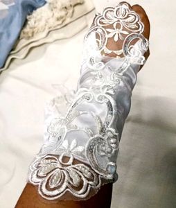 Beautiful White Hand Gloves