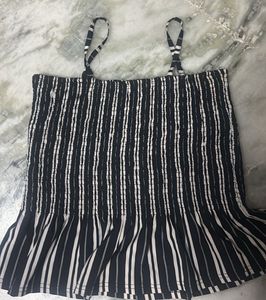 Striped Sleeveless Top