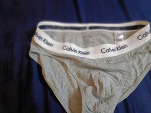 Calvin Klein classic grey Brief, size M.