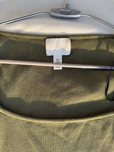 H&amp;M Square Neck Woolen Top/Size-S