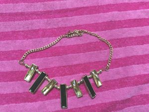Black An Golden Pretty Necklece