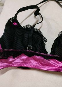 Pink &amp; Black Bra