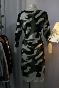 Camo Sweater Dress