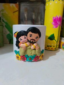 Father Daughter Planter