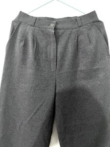 Full Lenght High Rise Grey Pants