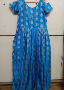 Elegant Blue Ethnic Dress
