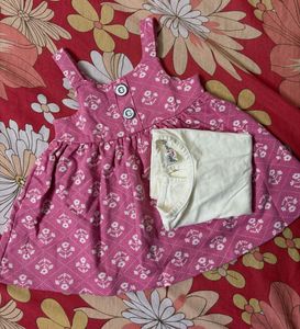 Girls Floral Dress with Top