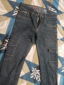Cargo Denim Jeans