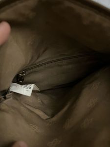Vintage Olive &amp; Tan Shoulder Bag