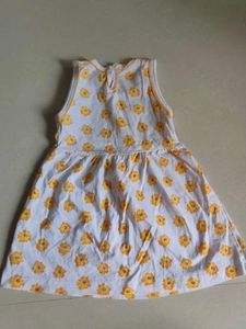 Sunflower Baby Dress