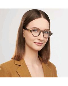 Grey Yellow Full Rim Round John Jacobs Rich Acetat