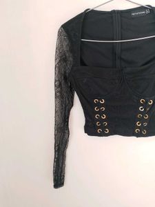 New Branded Black Top.