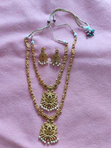South Indian Temple Jewellery Set..