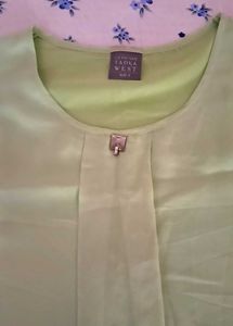 Green Sleeveless Top