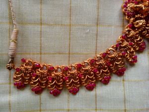 Traditional Chettinad Gold Lakshmi Necklace