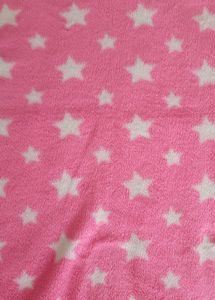 Pink Starry Baby Blanket 100×75 cm