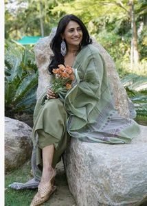 Olive Kurta Set New With Tag