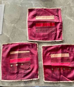 Patchwork Silk Cushion Covers (Set of 3)