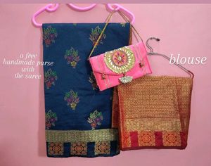 Elegant Saree with Free Purse